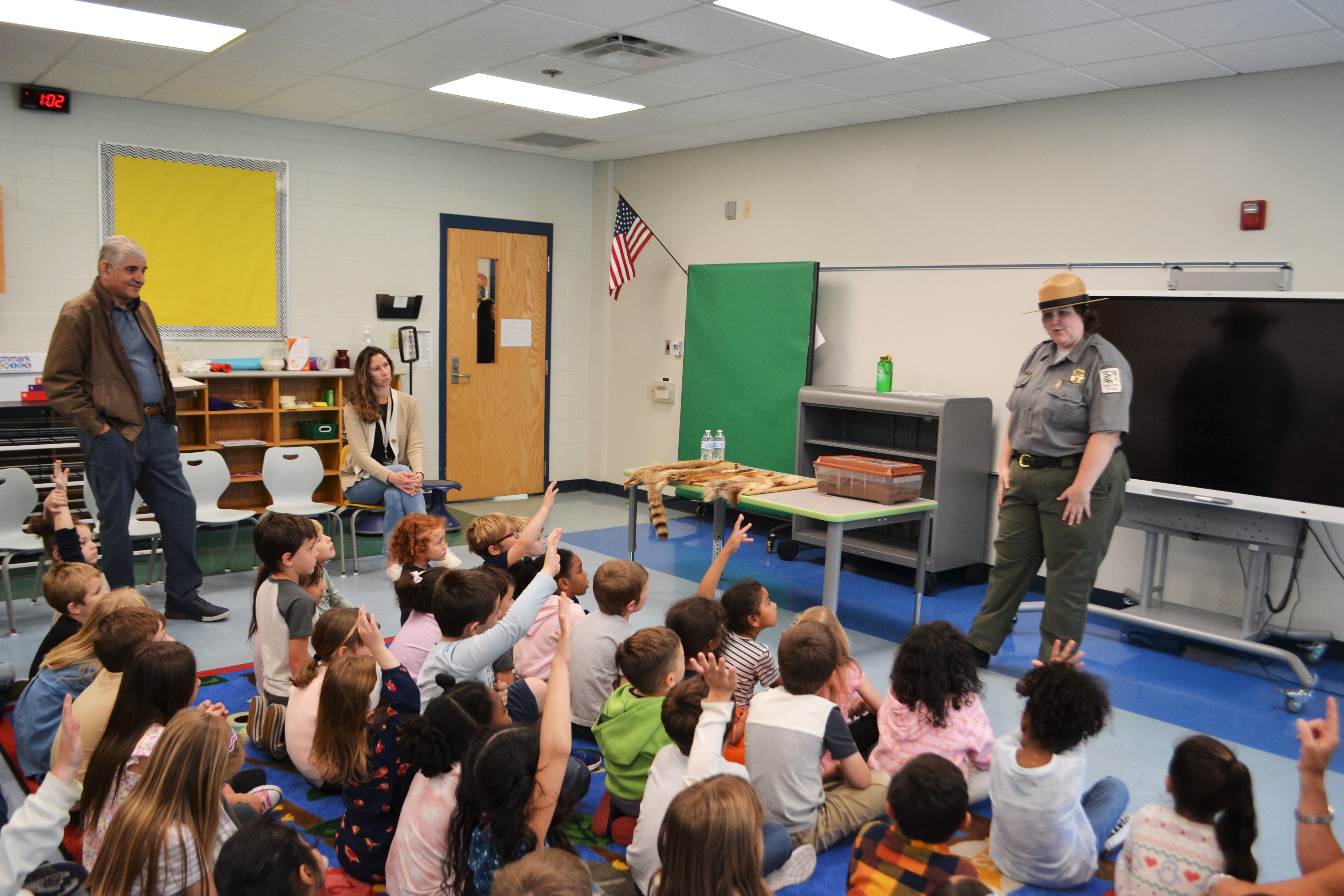 Hunting Island Park Ranger Visits with Students